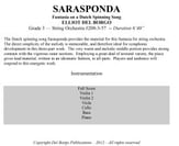 Sarasponda Orchestra sheet music cover
